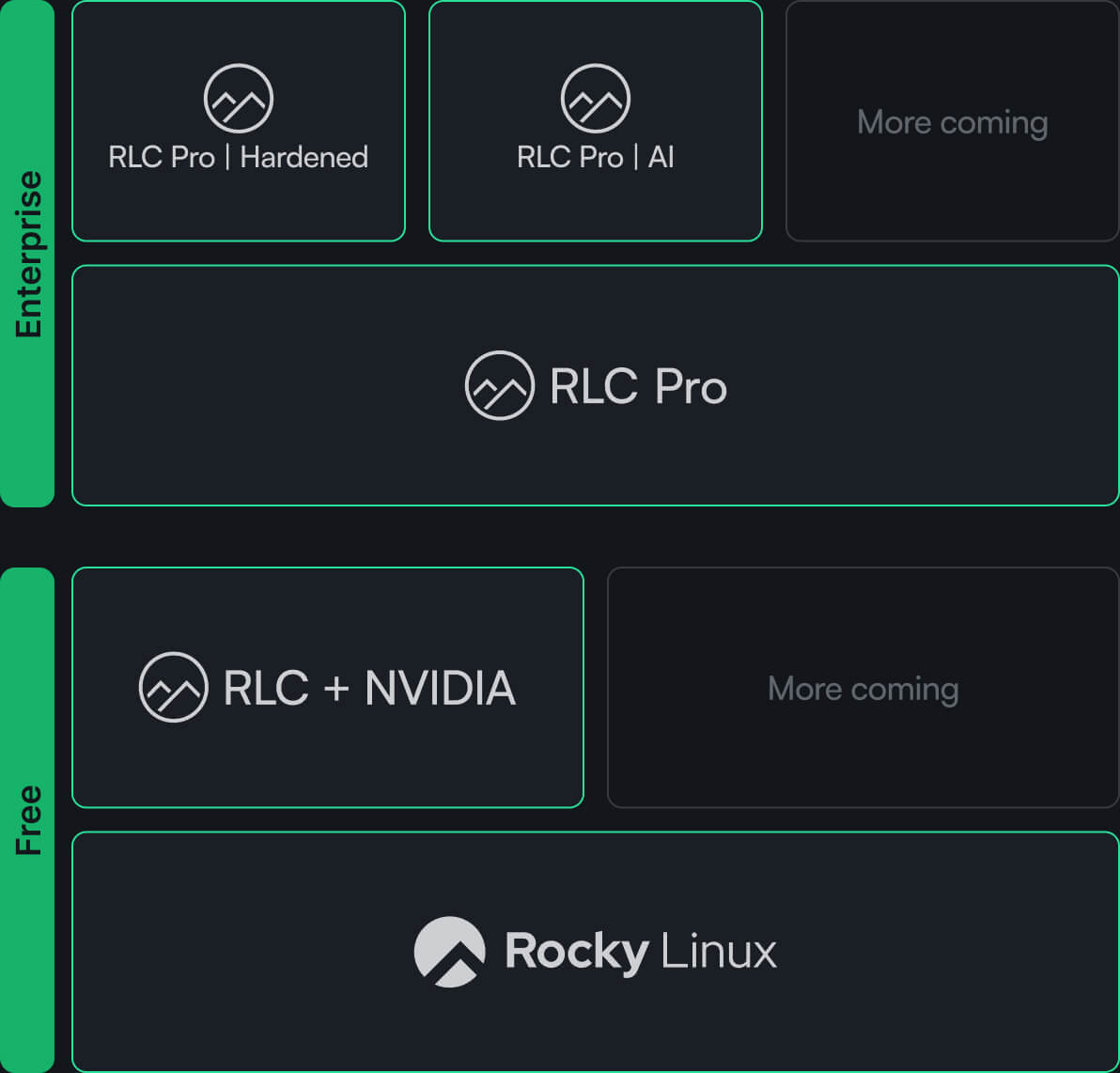 RLC family architecture diagram