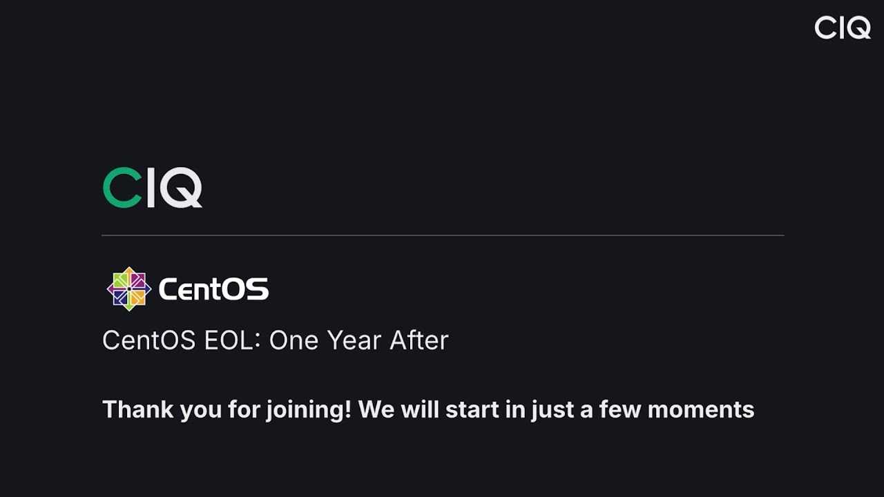 One Year After EOL - The State of CentOS