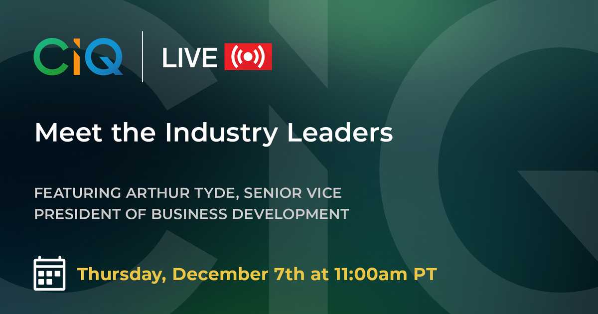 Meet the Industry Leaders Featuring Arthur Tyde webinar poster