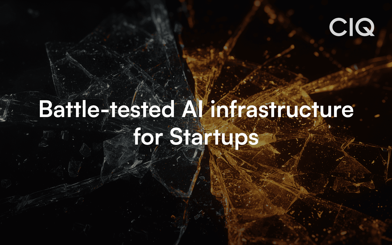 CIQ Startup Program Delivers High-Performance AI Infrastructure to Early-Stage Innovators